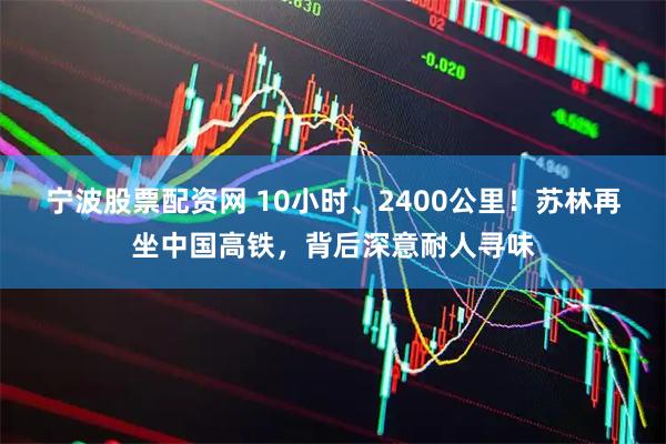 宁波股票配资网 10小时、2400公里！苏林再坐中国高铁，背后深意耐人寻味